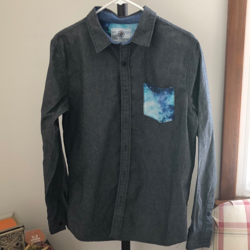 Pacsun On the Byas button down dress shirt Sz M